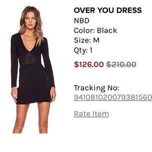 NBD black dress